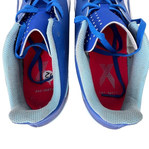 Adidas X Crazyfast.4‎ Indoor Soccer Shoes IE1585 Blue Men's Size 12 - Picture 8 of 10